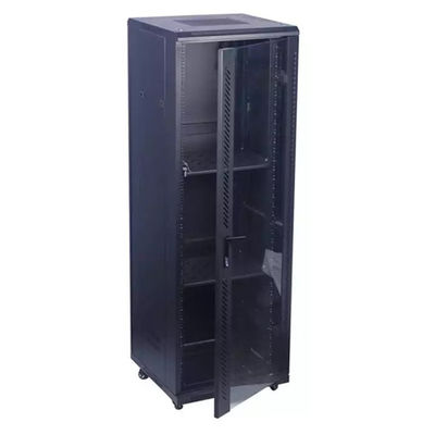 Jakość  37U Floor Standing Server Rack Cabinet SPCC IP20 Cold Rolled Steel fabryka