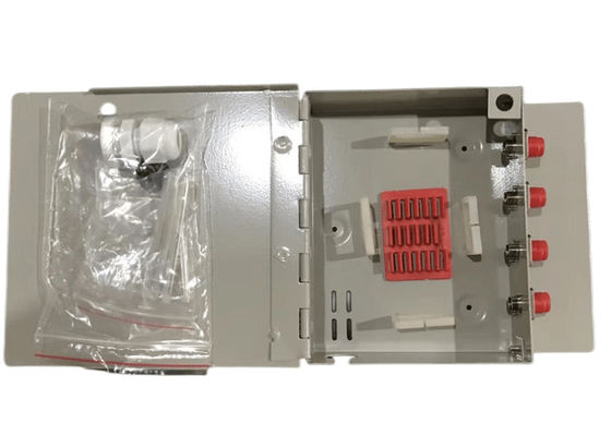 Jakość  FTTH Mini Wall Mount Fiber Optic Terminal Box 8Port SC / LC / ST / FC fabryka