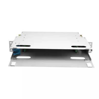 Panel światłowodowy FTTH 1U 24-rdzeniowy 19-calowy panel krosowy do szafy serwerowej Jednostka ODF