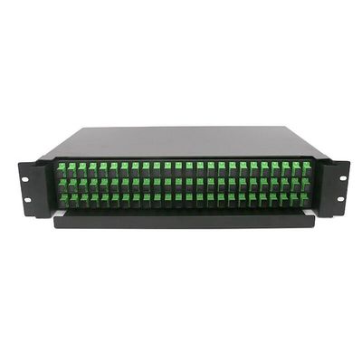 19-calowa obudowa 2U do montażu w stojaku ODF 72-rdzeniowy panel krosowy typu przesuwnego