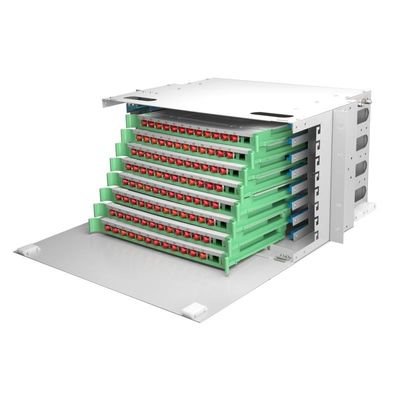 ODF 19 Rack Patch Panel Sc Adapter Fc Panel krosowy 6U 96 rdzeni