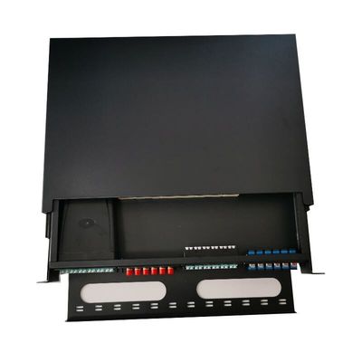 Patch panel światłowodowy 1U MTP MPO 19-calowa rama szafy rack 96 rdzeni Łączenie