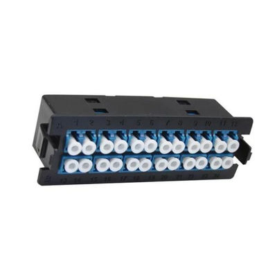 Panele krosowe 96FO MPO MTP Patch panel światłowodowy LC Duplex 1U 12 gniazd