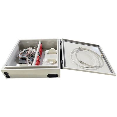 48-rdzeniowy ścienny rozdzielacz światłowodowy Zewnętrzny wodoodporny adapter LCD 48F