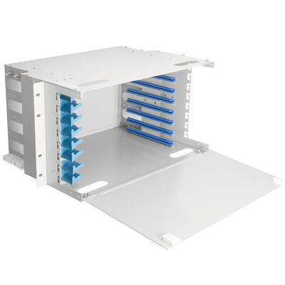 ODF 19 Rack Patch Panel Sc Adapter Fc Panel krosowy 6U 96 rdzeni