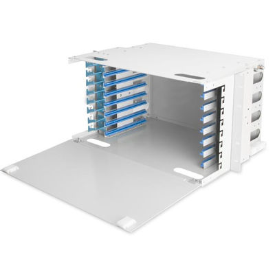 ODF 19 Rack Patch Panel Sc Adapter Fc Panel krosowy 6U 96 rdzeni