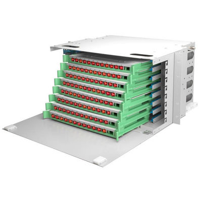 ODF 19 Rack Patch Panel Sc Adapter Fc Panel krosowy 6U 96 rdzeni