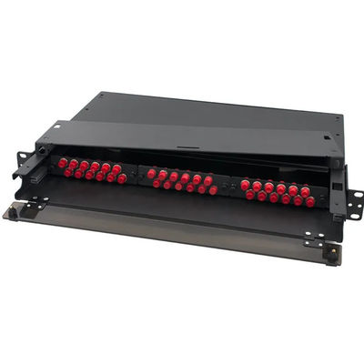 Sieciowe jednomodowe panele krosowe MPO MTP wysuwane panel krosowy ST Fiber OEM