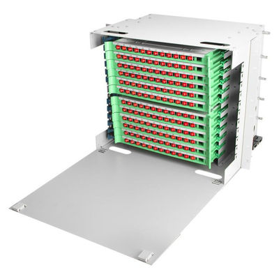 144-rdzeniowy panel krosowy ODF Adapter Sc / Fc 19 Patch panel światłowodowy