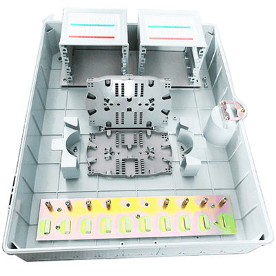 Rozgałęźnik światłowodowy LGX PLC APC / UPC 1x64 Rozgałęźnik PLC Jasnoszary