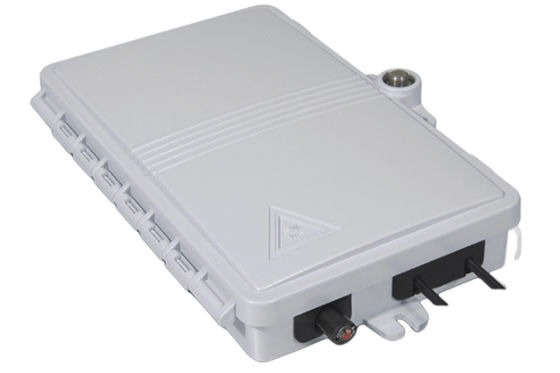 2-portowa skrzynka zaciskowa światłowodu FTTH Zewnętrzny / wewnętrzny PC ABS Materiał Jasnoszary