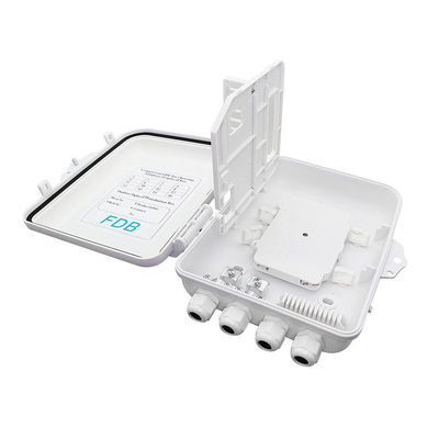 SC 1x8 PLC Splitter światłowodowy IP65 12 rdzeni do montażu na ścianie