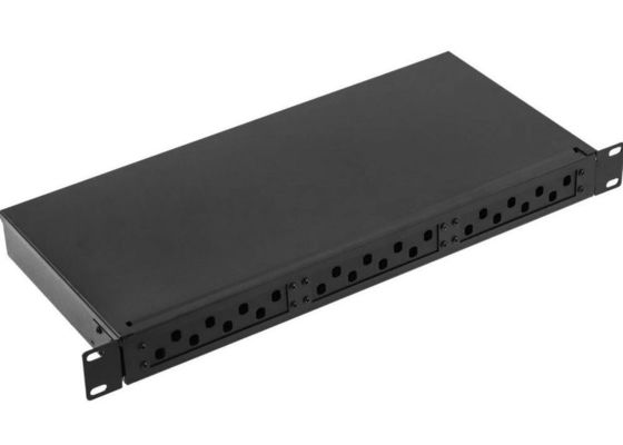 19 Patch panel światłowodowy do montażu w szafie 144-rdzeniowa wewnętrzna dystrybucja światłowodów