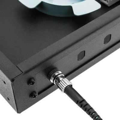 19-calowy panel krosowy światłowodowy do montażu w szafie ST Adapter 1U obudowa światłowodowa 12 rdzeni