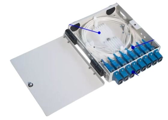 Mini puszka do montażu ściennego Klapka FTTD / FTTH Optyczna skrzynka przyłączeniowa DSL