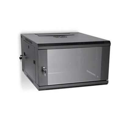 Szafa serwerowa do montażu naściennego Szafa rack 1,2 mm 6U Szklane drzwi