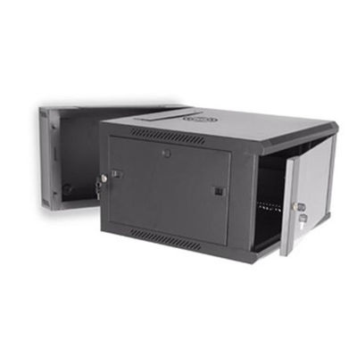 Szafa serwerowa do montażu naściennego Szafa rack 1,2 mm 6U Szklane drzwi