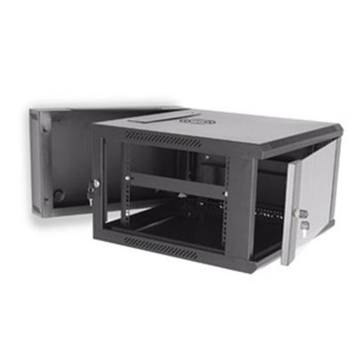 Szafa serwerowa do montażu naściennego Szafa rack 1,2 mm 6U Szklane drzwi