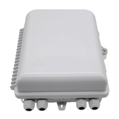 Biały rozdzielacz światłowodowy LC 1x16 Splitter PLC do montażu ściennego