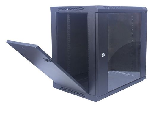12U Szklane drzwi do montażu na ścianie Obudowa serwera sieciowego 19 cali 600x450 Rack