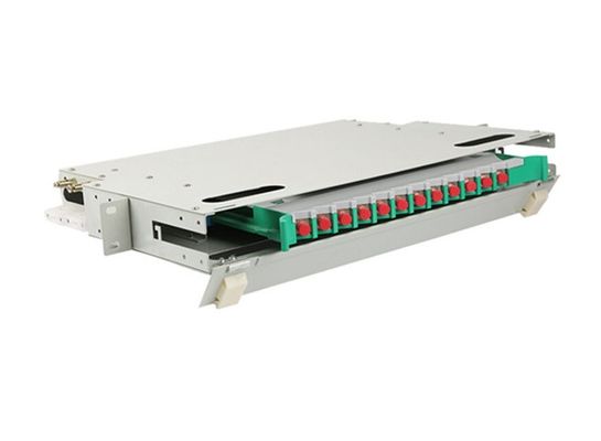 12-rdzeniowy panel krosowy ODF FC 1U Rack Mount Box 19-calowy światłowód