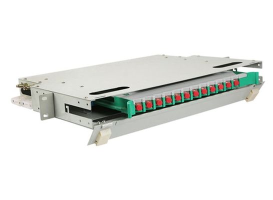 12-rdzeniowy panel krosowy ODF FC 1U Rack Mount Box 19-calowy światłowód