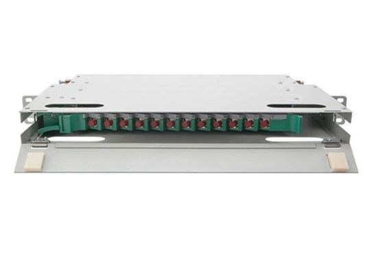 12-rdzeniowy panel krosowy ODF FC 1U Rack Mount Box 19-calowy światłowód