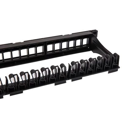 CAT5 CAT6 sieciowy panel krosowy UTP pusty niezaładowany 24-portowy panel krosowy RJ45