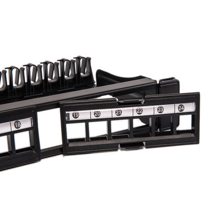 CAT5 CAT6 sieciowy panel krosowy UTP pusty niezaładowany 24-portowy panel krosowy RJ45