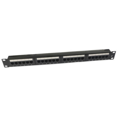 UTP 24-portowy panel krosowy CAT6 1U panel krosowy Keystone pusty RJ45