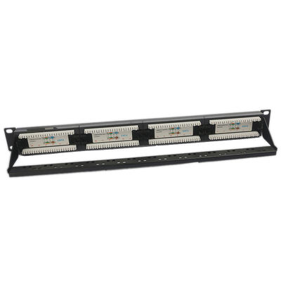 UTP 24-portowy panel krosowy CAT6 1U panel krosowy Keystone pusty RJ45