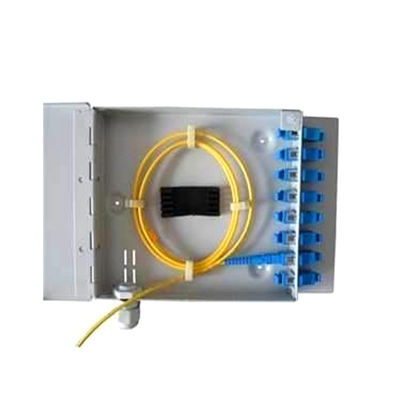 FTTH Mini montowana na ścianie skrzynka zaciskowa światłowodowa 8 portów SC / LC / ST / FC