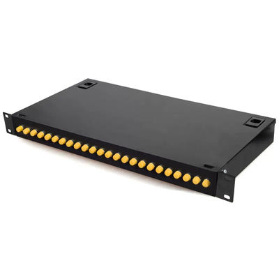 Patch panel światłowodowy 1U typu Rack ODF 24 porty z adapterem FC / UPC
