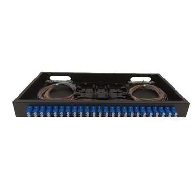 FTTH ODF do montażu na ścianie 48 światłowodów Patch panel światłowodowy z pigtailami LC Duplex