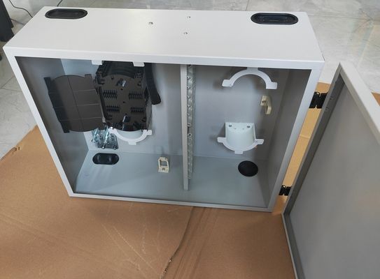 72Port Single Door Wall Mount Fiber Enclosure 72fibers (SC/SX) Szary / Niestandardowy