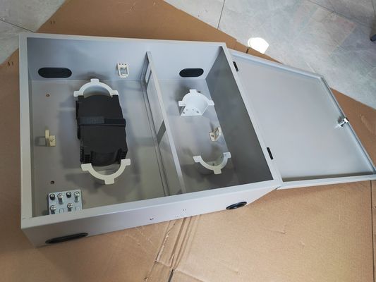 72Port Single Door Wall Mount Fiber Enclosure 72fibers (SC/SX) Szary / Niestandardowy