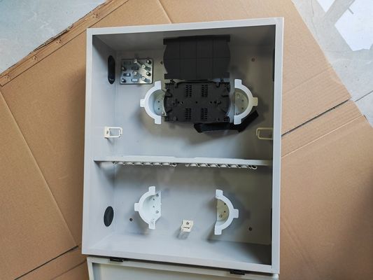 72Port Single Door Wall Mount Fiber Enclosure 72fibers (SC/SX) Szary / Niestandardowy