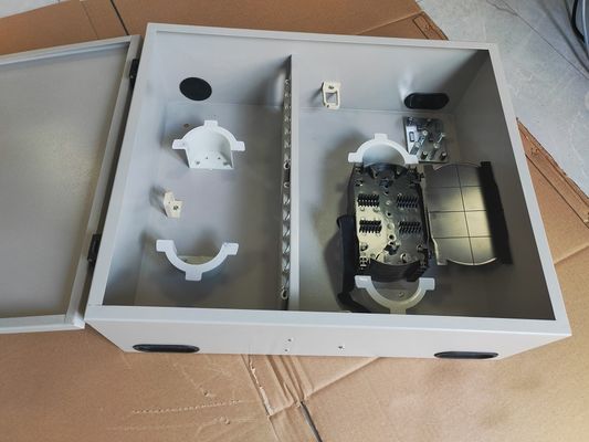 Niestandardowy 72Port 144Core SC/LC/FC/ST 1-drzwi Wall Mount Fiber Enclosure Metal ODF