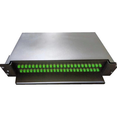 48C FC APC Sliding Rack Mount Optical Patch Panel z G652D/G657A1