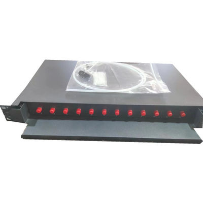 12 FC UPC Sliding Fiber Optic Patch Panel dla wydajnych instalacji sieciowych