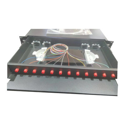 12 FC UPC Sliding Fiber Optic Patch Panel dla wydajnych instalacji sieciowych