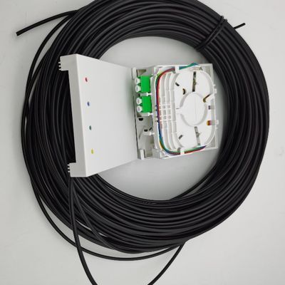 LC/APC Pre-connectorized Fiber Termination Boxes 4 Fibers 10-100M Wall Outlet Box 4fo