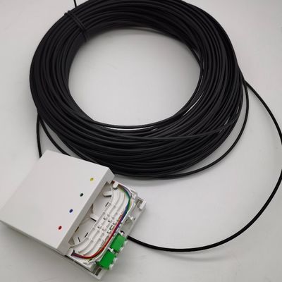 LC/APC Pre-connectorized Fiber Termination Boxes 4 Fibers 10-100M Wall Outlet Box 4fo