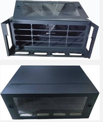 Panel krosowy światłowodowy 19" do montażu w szafie 4U ODF FOBOT 4U 384 włókna MPO LC SM OM3 OM4 Panel adaptera Obudowa