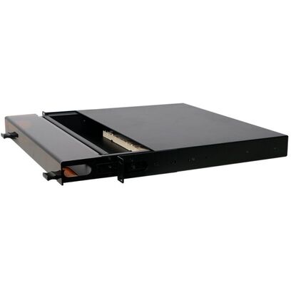 1U 96 Rdzenia MTP MPO -LC Panel patch ODF Obudowa podwozia Typ przesuwny z pokrywą pyłem na 4 kasety