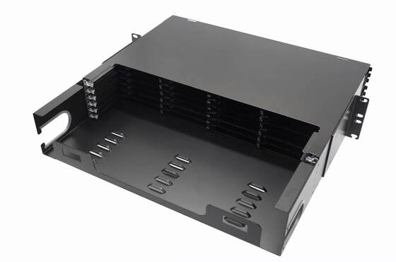 4U 576 Cores MTP MPO -LC Patch panel ODF Chassis enclosure Sliding type for 48 Cassettes